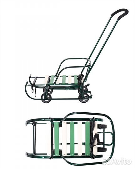 Санки с выдвижными колёсами Ника Тимка 6