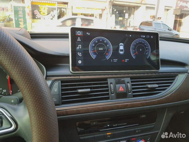 Монитор для Audi A6 2015-2018 (3G MMI) на Android