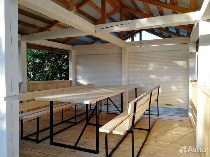 Аренда беседки на берегу озера