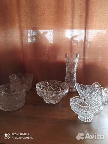 Хрустальные вазочки