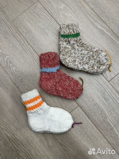 Носки, следки вязаные