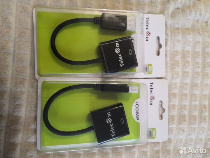 Переходник DisplayPort - vga новый