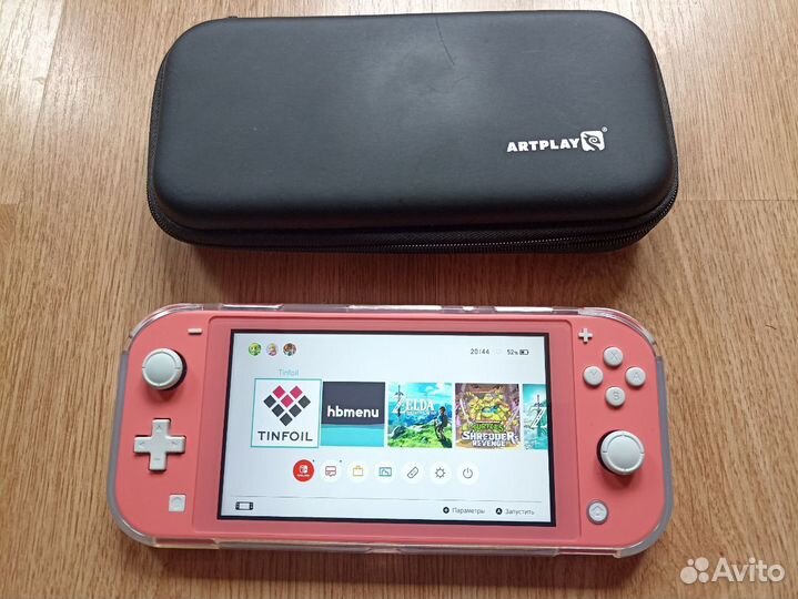 Nintendo Switch Lite прошит + 20 игр