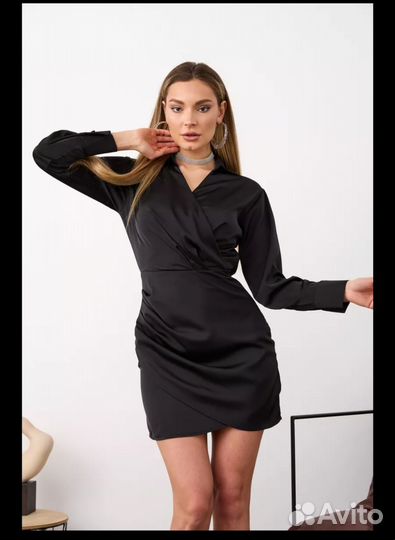 Платье женское черное