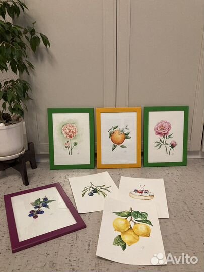 Акварельные наброски