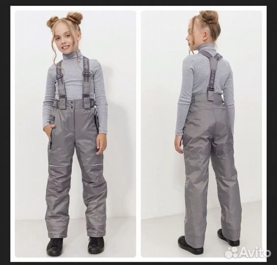 Брюки полукомбинезоны осень/зима для девочек Alpex