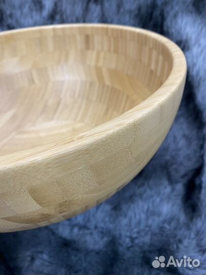 Бамбуковая салатница blanda matt IKEA 28 см