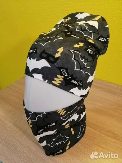 Шапка бини+снуд