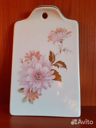 Фарфоровая сырная доска дулёво СССР