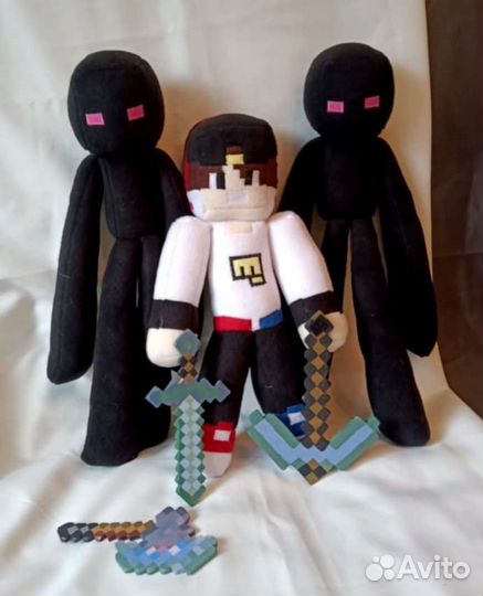 Мягкие игрушки из Майнкрафт