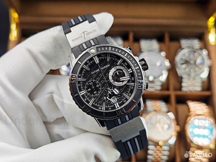 Ulysse Nardin Black Мужские часы кварцевые