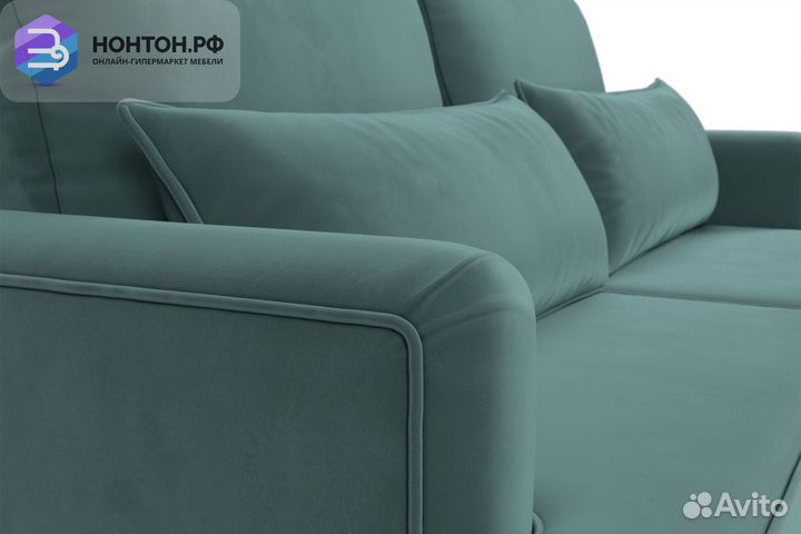 Диван Джерси велюр бирюзовый