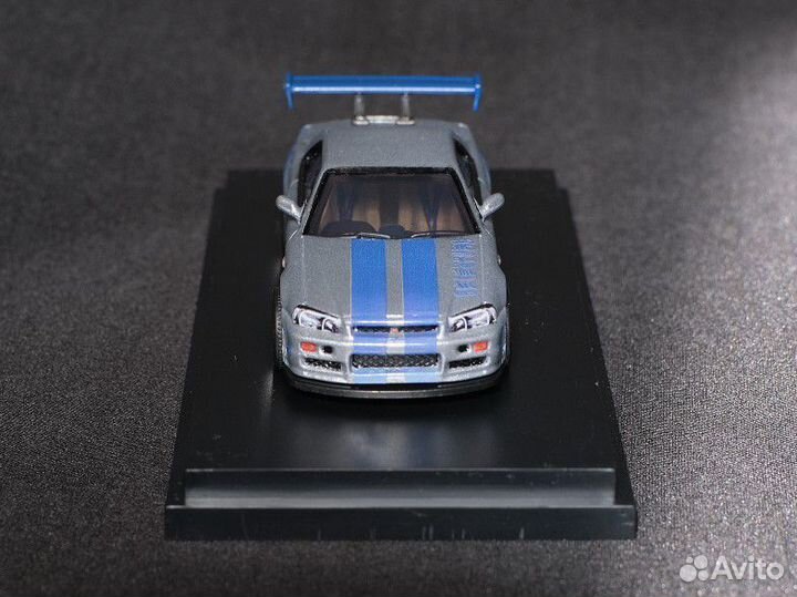 Hot Wheels Nissan Skyline GT-R R34 FF custom 1/64