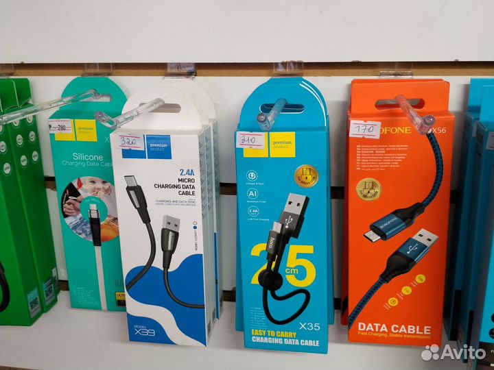 Зарядка на телефон Type-C, микро. Юсб шнуры