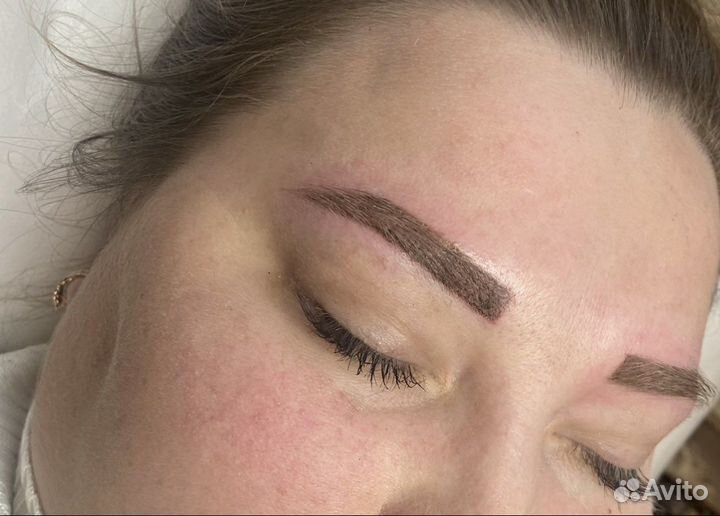 Перманентный макияж бровей и губ