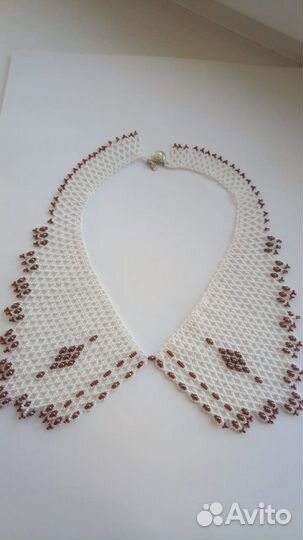 Воротник из бисера