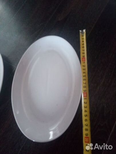 Блюдо овальное богдановичский фарфоровый завод