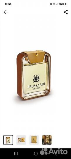 Мужская туалетная вода. Trussardi My land