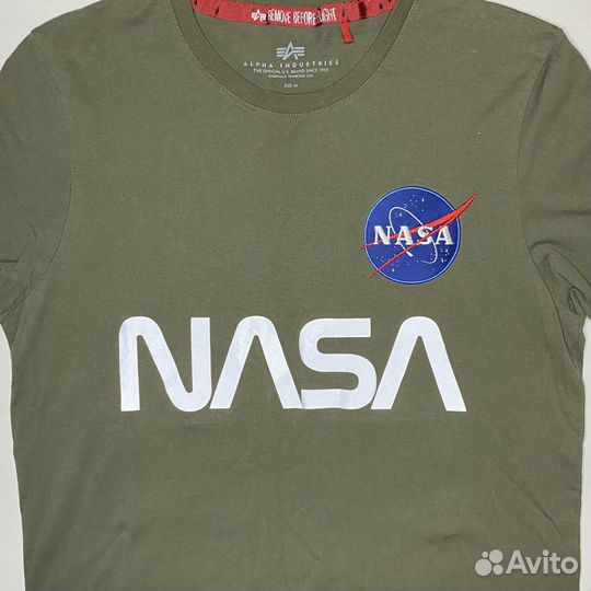 Футболка Alpha industries nasa