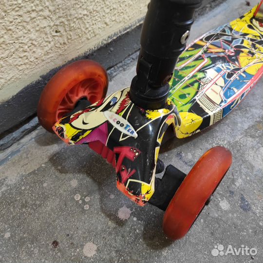 Самокат детский трехколесный б/у до 50кг