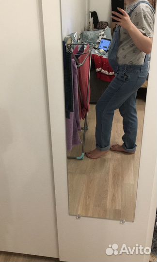 Джинсовый комбинезон для беременных