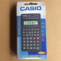 Инженерный калькулятор casio fx-220