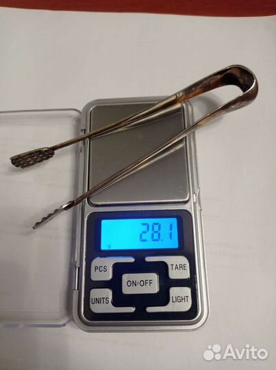 Щипцы для сахара серебро