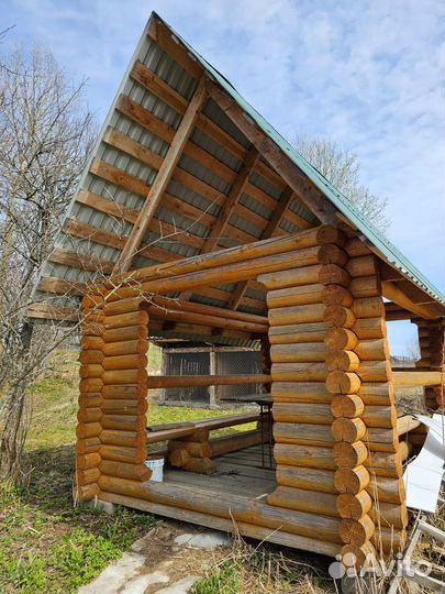 Сруб беседка