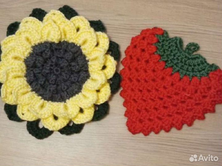 Прихватки вязаные