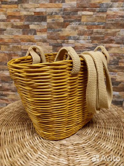 Сумка плетёная