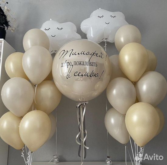 Гелиевые шары на выписку