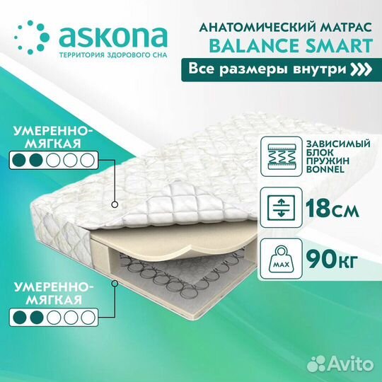 Матрас Аскона 80/200,160/200