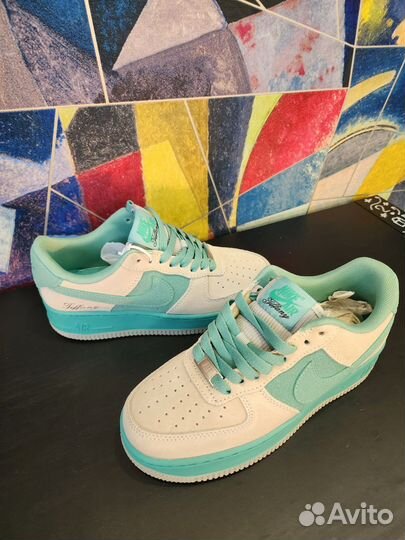 Кроссовки Nike Air Force 1 Tiffany