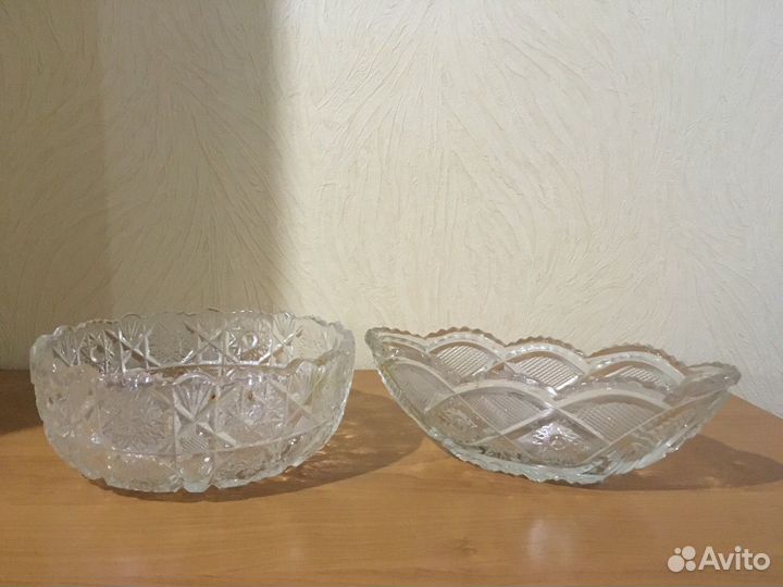 Вазы хрустальные