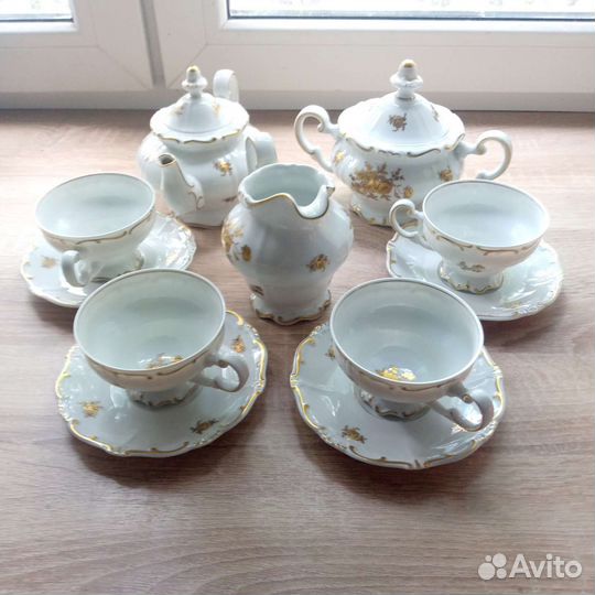 Сервиз чайный Weimar Katharina Золотая Роза 12019