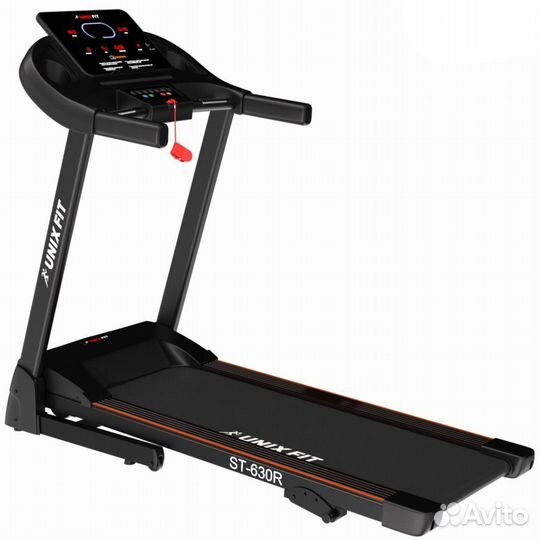 Беговая дорожка Unixfit ST-630R Black + коврик