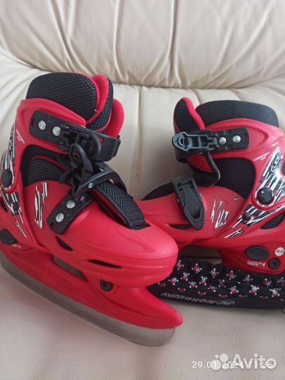 Коньки детские раздвижные