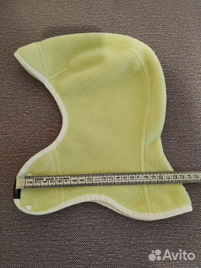 Шапка шлем детская флисовая