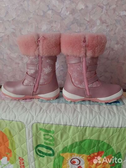 Сапожки зимние на девочку
