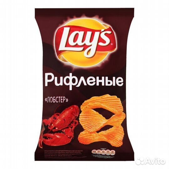 Чипсы LAY'S Рифленые Лобстер 70г Frito-Lay