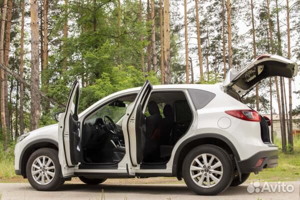 Накладки на пороги дверей Mazda CX-5 (2011-2015)