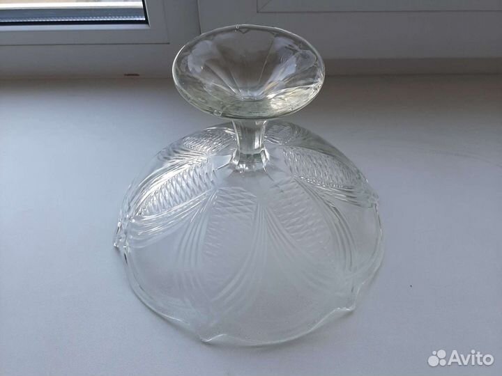 Ваза фруктовница-конфетница СССР в идеале