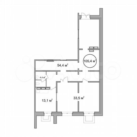 Продам помещение свободного назначения, 105.4 м²