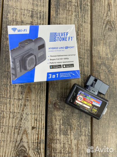 Радар детектор Combo Silverstone Uno Sport WiFi