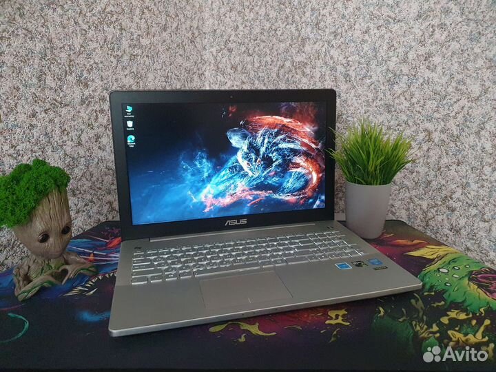 Металлический игровой asus Core i7 GTX IPS SSD+HDD