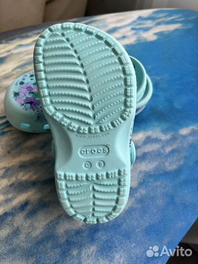 Сабо crocs С8 и С9 для девочки