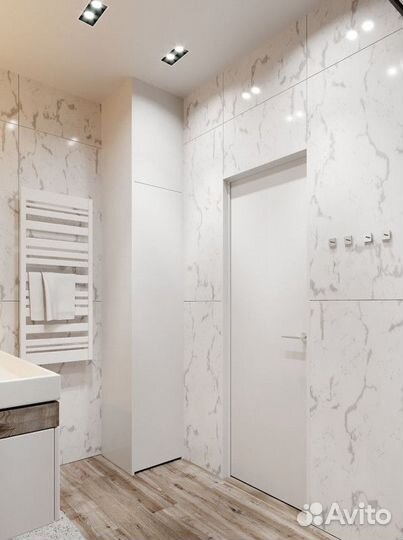 Двери скрытые межкомнатные под отделку