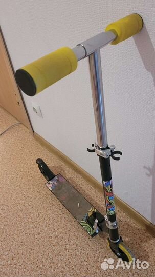 Самокат снегокат детский двухколесный