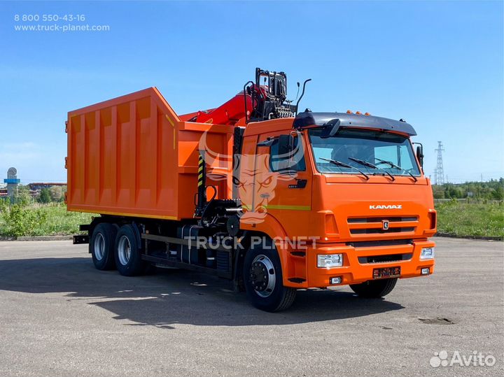 КамАЗ 65115-48 (А5) с КМУ, 2022