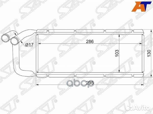 Радиатор отопителя салона isuzu ELF NQR90/NPR75